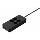Priza/prelungitor Orico HPC-4A5U Home Power Center Black