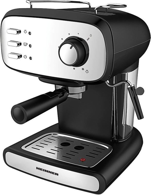 Espressor de cafea Heinner Black Boquette HEM-1100BKX, 850W, 15bar, 1.2L