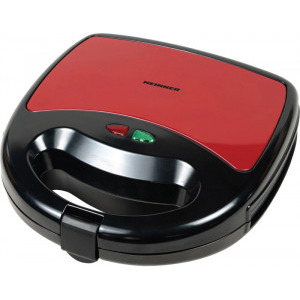 Heinner Sandwich maker Garnet 750 SM-K750BKRX, 750W, Negru/Rosu