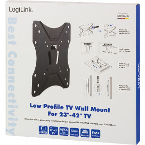 Logilink BP0004, 23 - 42 inch, negru