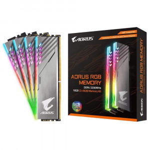 GIGABYTE AORUS RGB 16GB DDR4 3200MHz CL16 Dual Channel Kit + Demo Kit