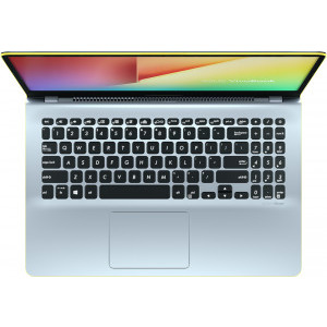 ASUS 15.6'' VivoBook S15 S530UA, FHD, Procesor Intel® Core™ i5-8250U (6M Cache, up to 3.40 GHz), 8GB DDR4, 256GB SSD, GMA UHD 620, Endless OS, Silver Blue with Yellow Trim
