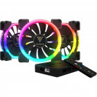 Ventilator Gamdias Aeolus M1 1403R 3 Fan Pack RGB