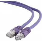 Cablu retea Gembird CAT6a Patch Cable S/FTP 0.5m purple