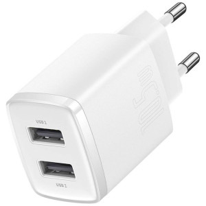 Baseus CCXJ010202, 2x USB, White