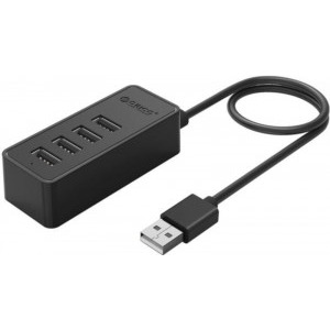 Orico W5P-U2, 4 porturi, USB 2.0, negru