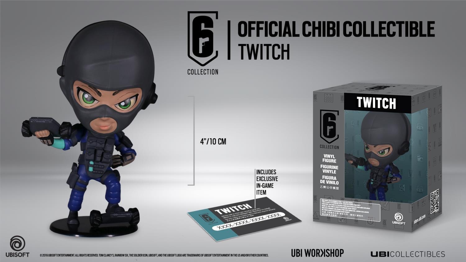 Ubisoft RAINBOW SIX SIEGE TWITCH CHIBI FIGURINE