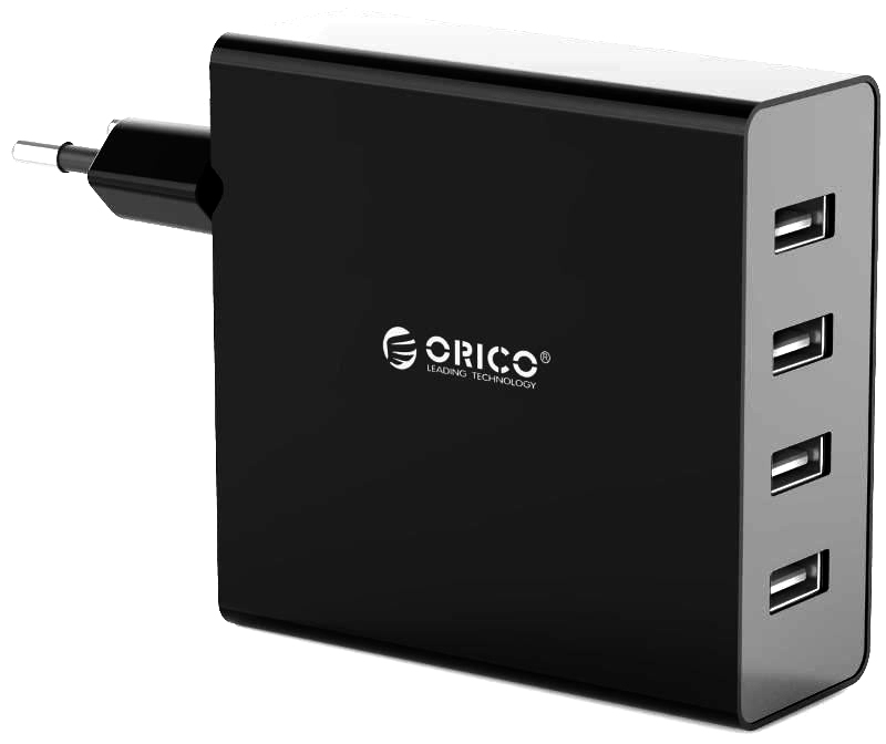 Incarcator retea Orico DCW-4U PRO, 4x USB, Black, Intelligent Identification IC