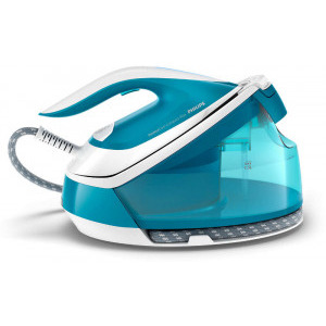 Philips Fier de calcat Perfect Care Compact Plus GC7920/20, 2400W, 120g/min, Albastru