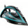 Tefal Fier de calcat Ultimate Pure FV9844E0, 3200 W, Talpa Durilium AirGlide Autoclean, jet de aburi 250gr/min, Micro-Calc Filter 2in1, Negru/Bleu, 60g/min, Negru-Albastru