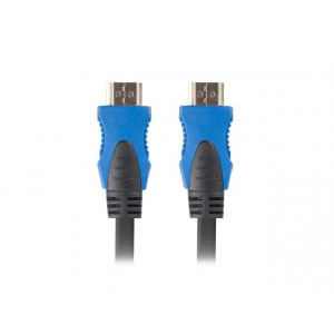 Lanberg HDMI Male - HDMI Male, v2.0, 7.5m, negru-albastru