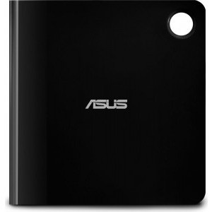 ASUS SBW-06D5H-U BLU-RAY writer extern 6X, suport M-DISC, interfata USB 3.0 (USB 3.1 Gen1) compatibila cu Windows si Mac OS, Nero BackItUp, Negru
