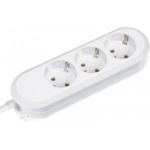 Priza/prelungitor Bachmann SMART 3x Schuko, 1.5m, White