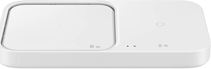Incarcator wireless Samsung EP-P5400B, Wireless Qi, Charger Duo, alb