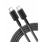 Cablu de date / adaptor Anker USB-C Male la USB-C Male 1.8 m, PD 240W, Black