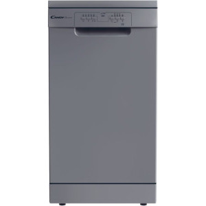 Masina de spalat vase Candy CDPH 2L1049S, Slim, 10 seturi, 5 programe, Clasa E, 45 cm, Argintiu
