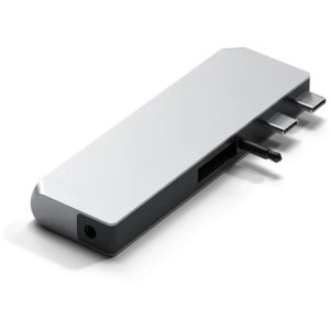 Satechi Pro Hub Mini, 1x USB4 96W, 2x USB 3.0, 1x USB-C, Silver