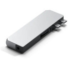 Satechi Pro Hub Mini, 1x USB4 96W, 2x USB 3.0, 1x USB-C, Silver
