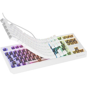 Genesis THOR 230 White TKL Outemu Red Switch Mecanica