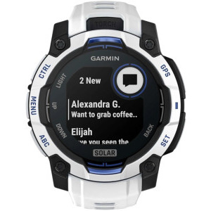 Garmin Instinct 3 45mm Solar, GPS, Whitestone/Blue