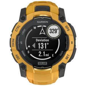 Garmin Instinct 3 50mm, Solar, GPS, Sunburst/Grey