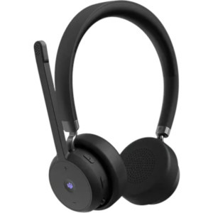 Lenovo On-Ear, Wireless VoIP, Microsoft Teams, Negru