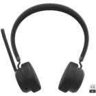 Casti Lenovo On-Ear, Wireless VoIP, Microsoft Teams, Negru