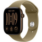SmartWatch Apple Watch Series 12, GPS, 46mm Carcasa Aluminium Dark Bronze, Olive Sport Band - S/M