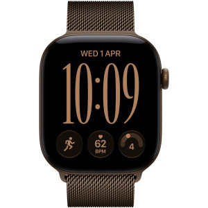 Apple Watch Series 12, Cellular, GPS, 46mm Carcasa Aluminium Dark Bronze, Dark Bronze Milanese Loop - M/L