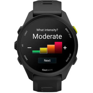 Garmin Forerunner 70, 43 mm AMOLED, curea silicon Black
