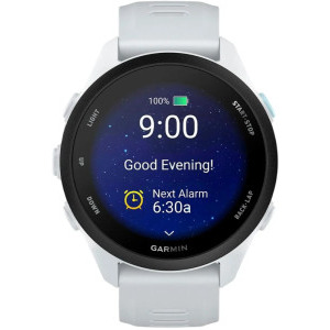 Garmin Forerunner 70, 43 mm AMOLED, curea silicon Whitestone