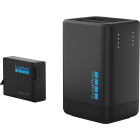 Accesoriu Camere video GoPro Incarcator dublu + 1x Baterie reincarcabila Enduro 2 pentru seria MISSION 1 si HERO13 Black