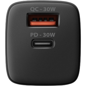 AXAGON ACU-PQ30, PD 3.0, 1x USB-C, 1x USB-A, 30 W, Negru