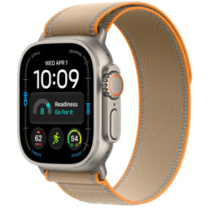 Apple Watch Ultra 4, Cellular, 49mm Carcasa Natural Titanium, Sand Trail Loop - M/L