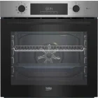 Cuptor incorporabil Beko BBIM11300XMPC, Electric, 72 L, Autocuratare pirolitica, AeroPerfect, FlexiCrisp, 3D Cooking, HomeWhiz, Clasa A, Inox