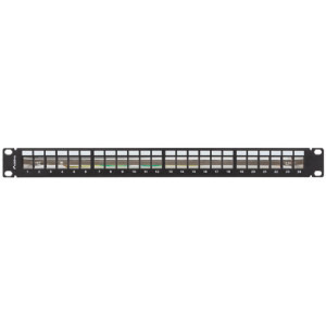 Lanberg Patch panel, 24x Keystone, FTP, Black
