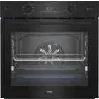 Cuptor incorporabil Beko BBIS17300BMPSEC, Electric, 72 L, Clasa A, Autocuratare pirolitica, AeroPerfect, FlexiCrisp, 3D Cooking, HomeWhiz, Clasa A+, Negru