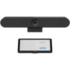 Sistem videoconferinta Logitech Rally Bar Huddle + Tap, 4K, Graphite