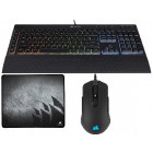 Corsair K55 RGB + M55 RGB PRO + MM300 Gaming Bundle