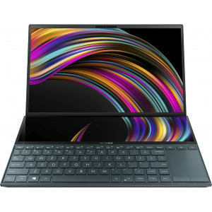 ASUS 14'' ZenBook Duo UX481FL, FHD, Procesor Intel® Core™ i7-10510U (8M Cache, up to 4.80 GHz), 16GB, 512GB SSD, GeForce MX250 2GB, Win 10 Pro, Celestial Blue