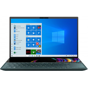 ASUS 14'' ZenBook Duo UX481FL, FHD, Procesor Intel® Core™ i7-10510U (8M Cache, up to 4.80 GHz), 16GB, 512GB SSD, GeForce MX250 2GB, Win 10 Pro, Celestial Blue