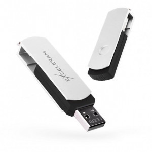 Exceleram P2 32GB USB 2.0 White/Black