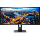 Monitor LED Philips 346B1C Curbat 34 inch 5 ms Negru 100 Hz