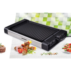 Heinner Gratar electric, HEG-F1800, 1800W, Inox/Negru