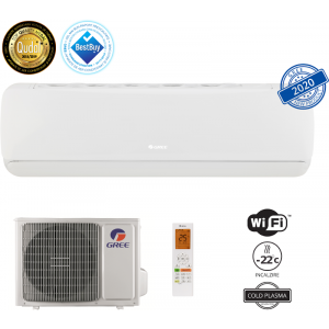 Gree G-tech GWH09AEC-K6DNA1A, 9000 BTU, A+++/A++, Wi-Fi, Inverter + Generator Cold Plasma, Spalare Usoara