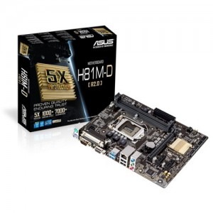 Placa de baza ASUS H81M-D R2.0 - PC Garage