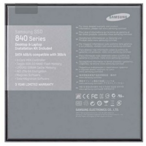 Samsung 840 Series 250GB SATA-III 2.5 inch Desktop/Notebook upgrade kit