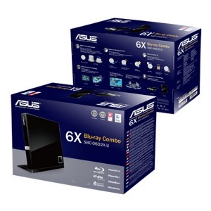 ASUS Blu-Ray Combo SBC-06D2X-U black extern slim