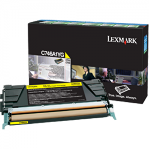 Lexmark Toner C746A1YG Yellow Return