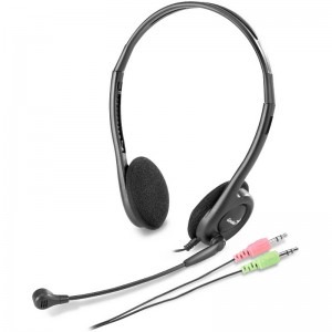 Casti Genius Office/Call Center, Over-Head HS-200C 2x Jack Black